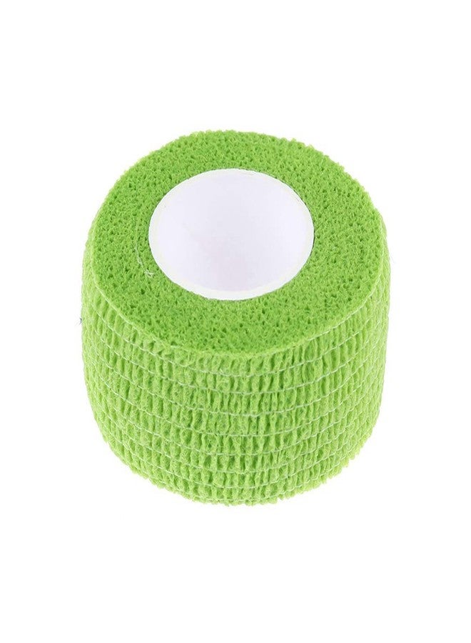 ESUPPORT 1 Inches X 5 Yards Green Self Adherent Cohesive Wrap Bandages Adhesive Wounds Strong Elastic First Aid Tape for Sport Wrist Ankle 10 Count - Image 4